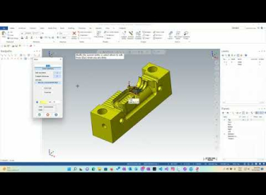Blow Mold Head - Mastercam 3D toolpath Demo P.1