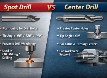 Spot Drill vs Center Drill – Phân Biệt Và Chọn Dụng Cụ Chuẩn Cho Gia Công Lỗ Chính Xác